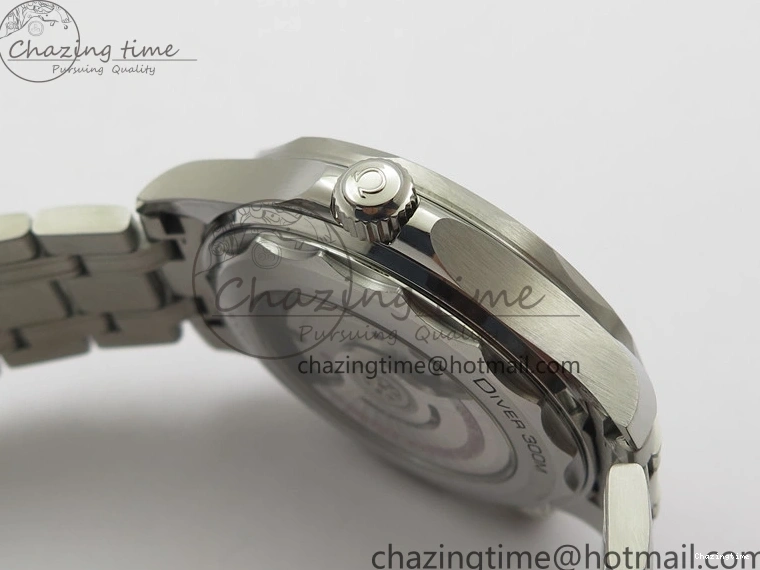 0401 Seamaster Diver 300M ORF 1:1 Best Edition Blue Ceramic Gray Dial on SS Bracelet A HighQuality 7867